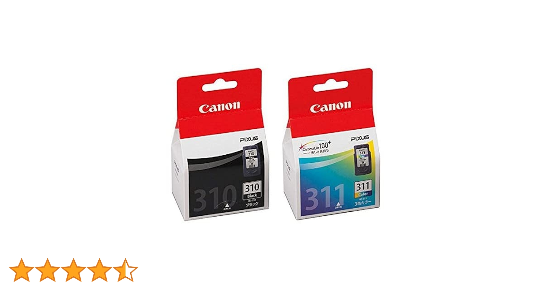 【純正】CANON　FINEカートリッジ BC-311 BC-310✖️6セット Amazon.co.jp: 【純正品】CANON FINEカートリッジ BC-310(ブラック) +